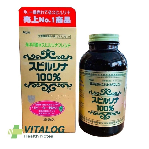 Tảo xoắn Spirulina Algae Nhật Bản - Vitalog Health - Công Ty Cổ Phần Giải Pháp Sức Khỏe Và Sắc Đẹp Thành Lộc